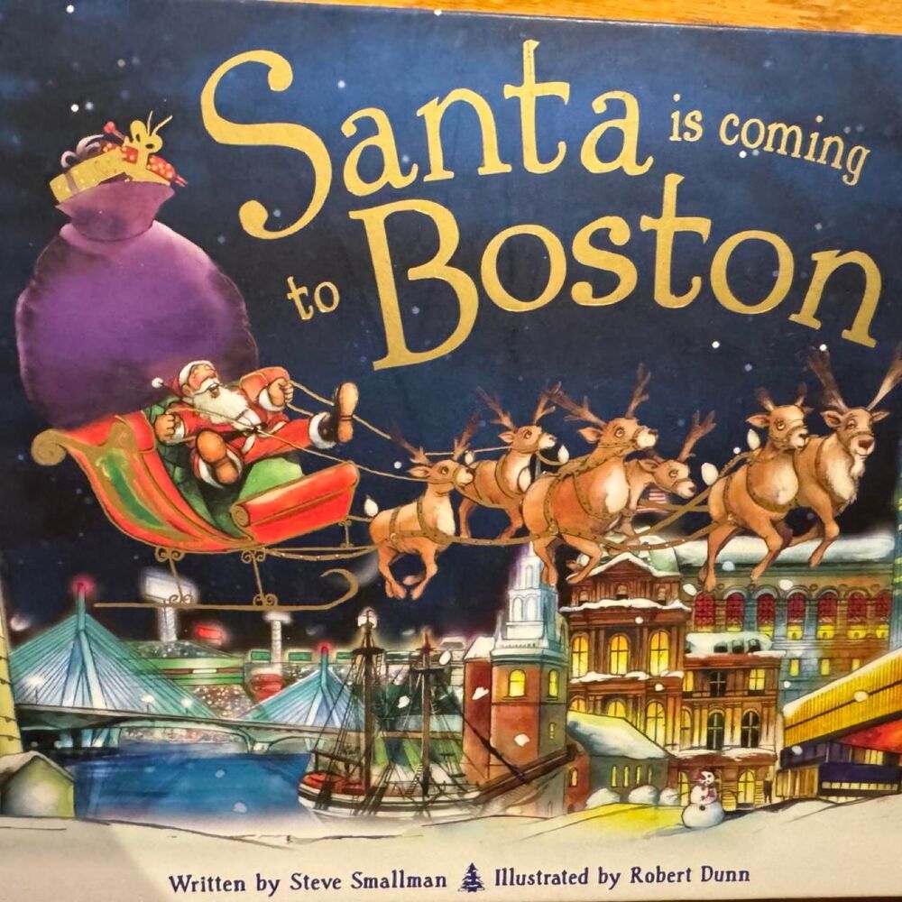 Santa is coming to Boston book